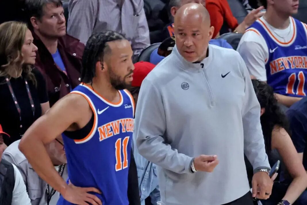 Knicks' Jalen Brunson downplays yelling spat with his dad