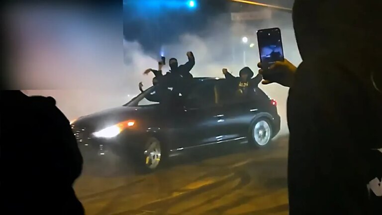 Shocking LA Street Takeover Shooting Caught on Camera: Residents Fearful, Plan to Relocate