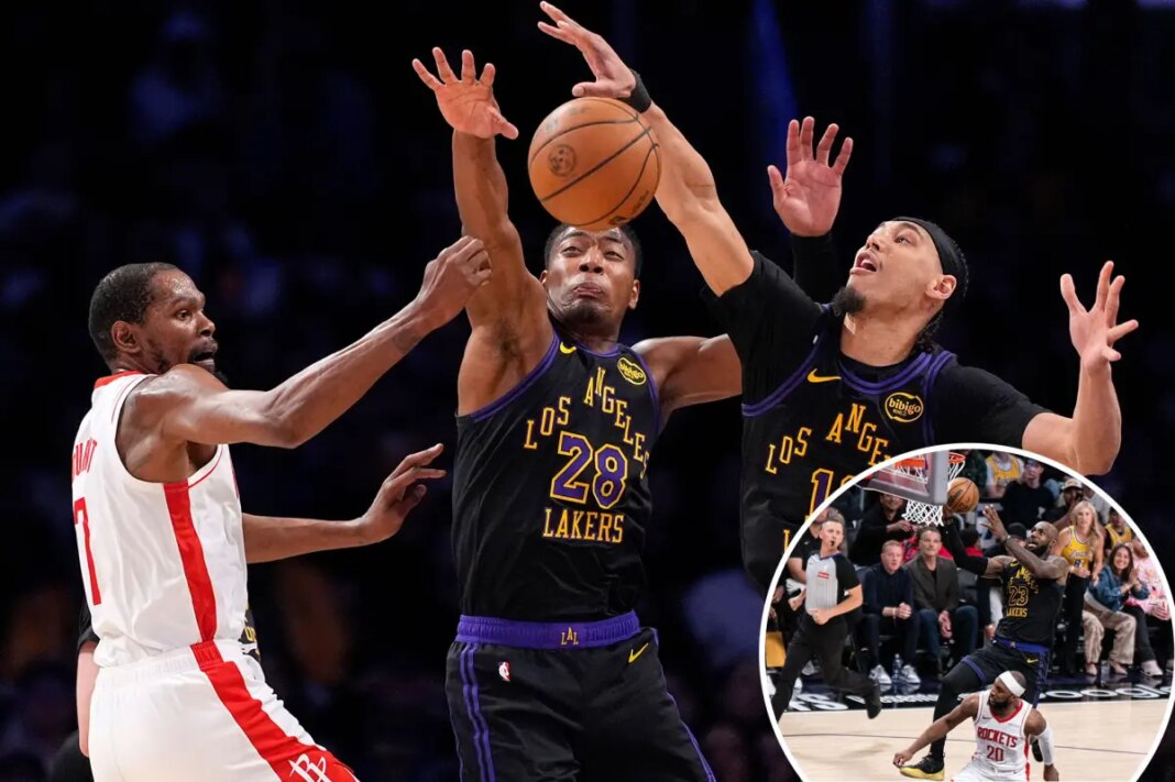 Lakers’ defensive intensity leaves Rockets searching for answers