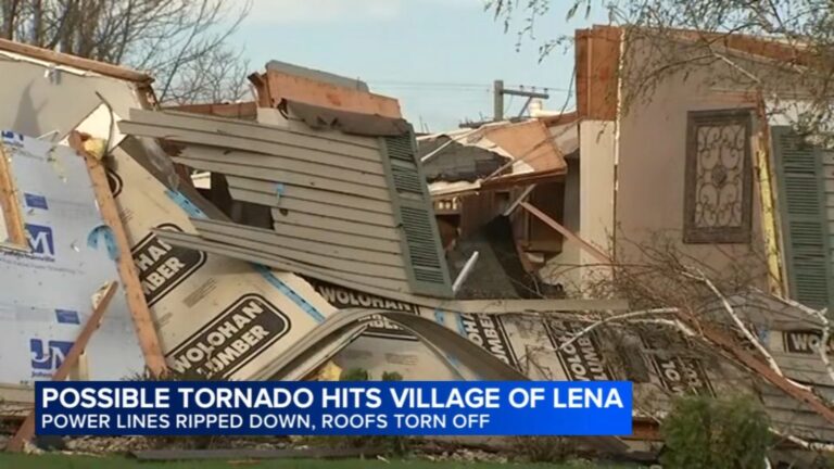 Tornado Strikes Lena, IL: Roof Damage Reported as Severe Weather Triggers Chicago Area Alerts