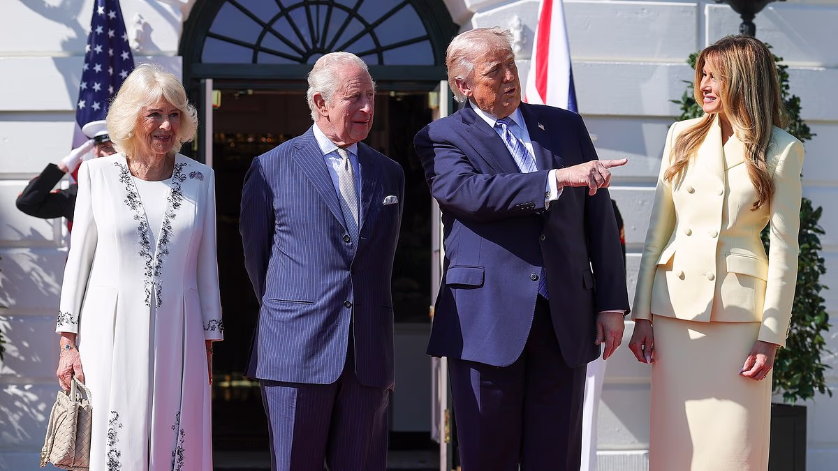 Lip reader reveals Trump warning to Charles moments after his arrival