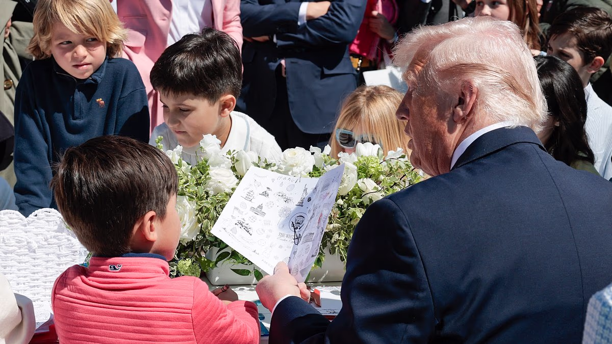 Little boy melts Trump's heart as president fires off brutal Biden dig