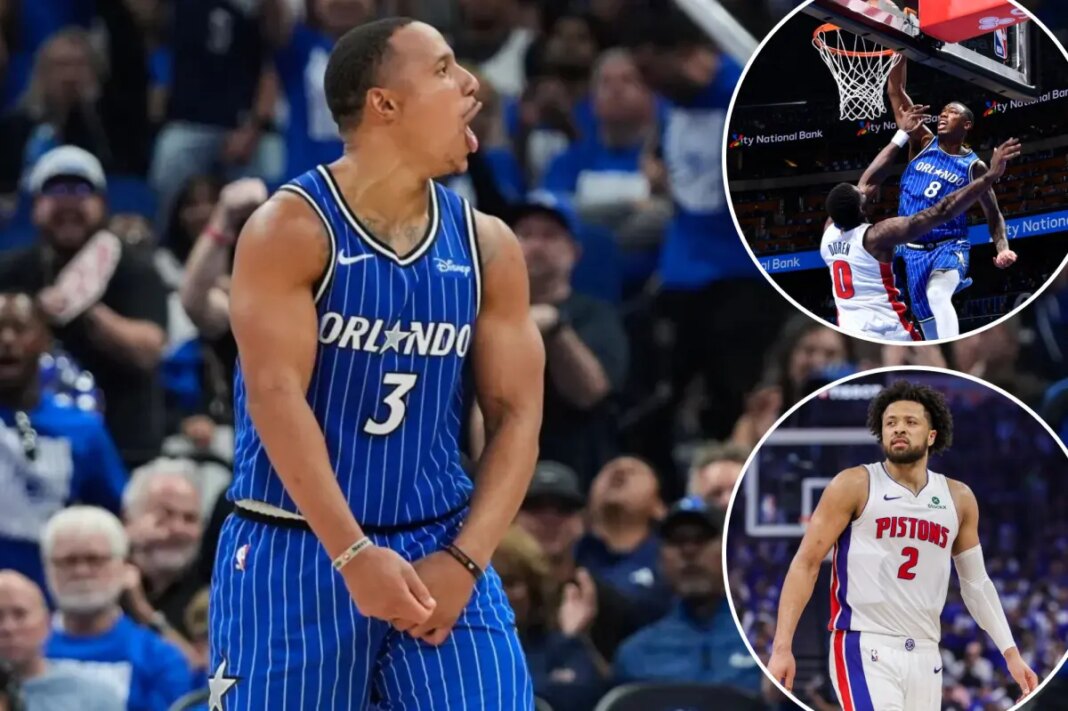 Magic push top-seeded Pistons to brink with Game 4 win