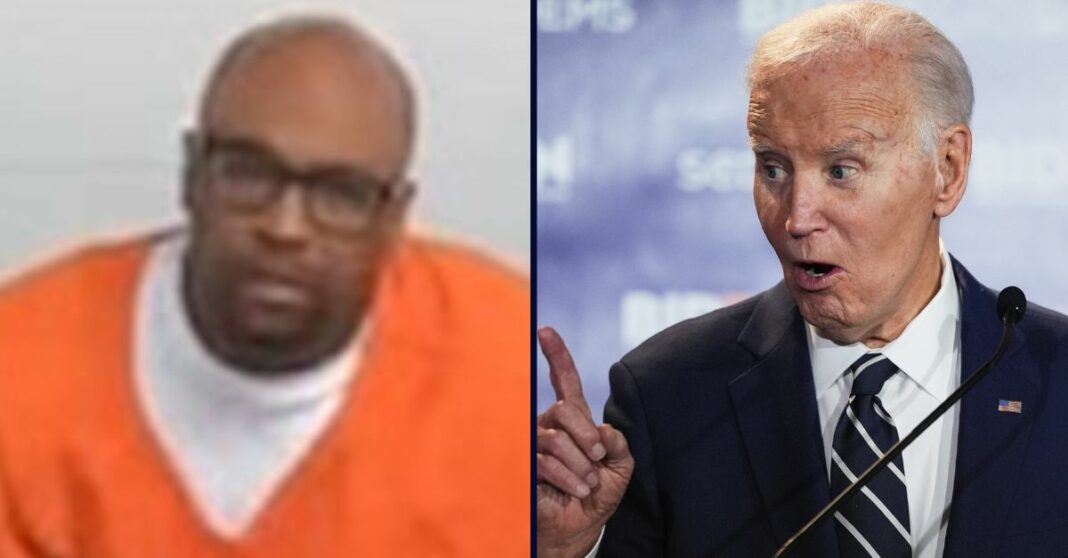 Man Biden freed from prison has allegedly broken law again