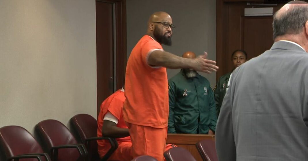 Man accused of double murder yells 'I want my mom' in court