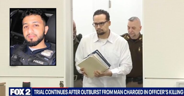 Accused Cop Killer Removed from Courtroom Following Disruptive Outburst