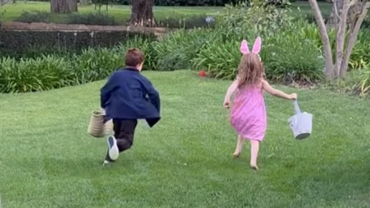 Meghan shows Lilibet and Archie enjoying Easter Egg hunt at home