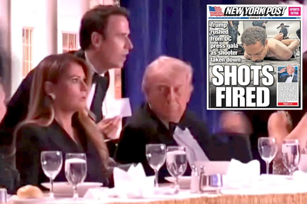 Melania Trump has stunned reaction as gunfire erupts at White House Correspondents' Dinner