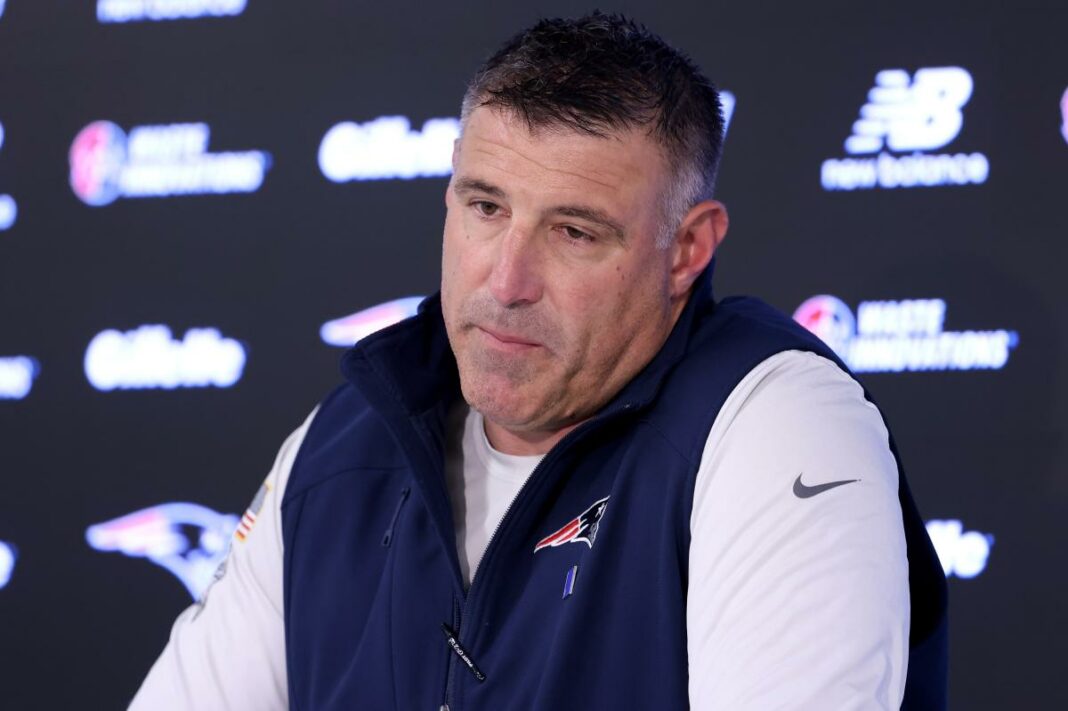 Mike Vrabel addresses reporters at 2026 NFL Draft after new Dianna Russini photos