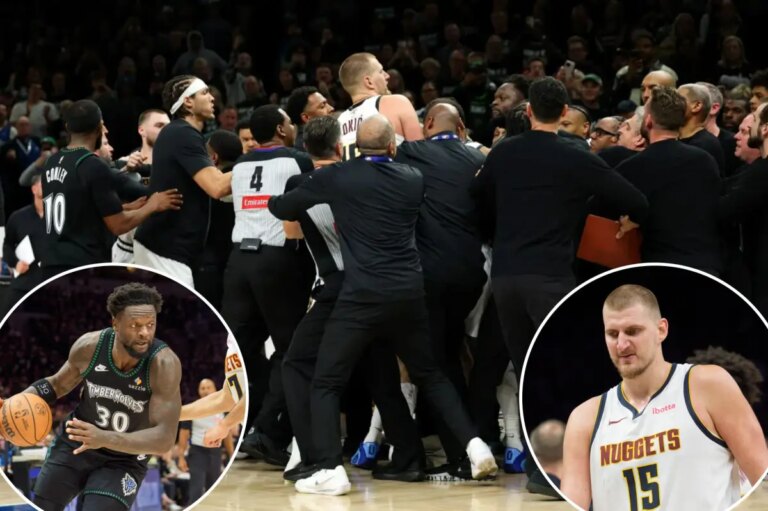 Timberwolves Triumph Over Nuggets Amid Ejections of Nikola Jokic and Julius Randle