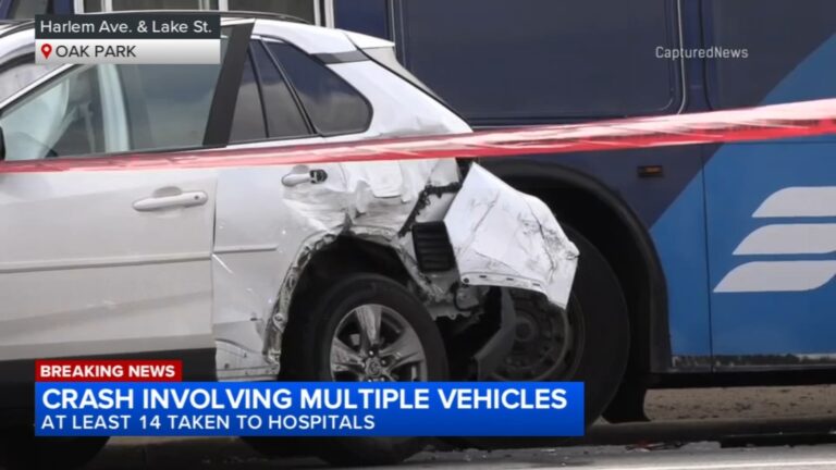 Tragic Incident in Oak Park: Driver Commits Suicide Following Collision with Pace Bus and Multiple Vehicles at Harlem and Lake