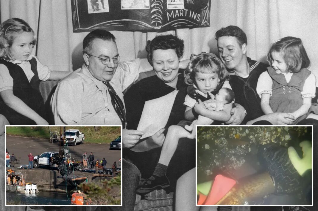 Oregon Martin family identified as remains found in car in Columbia River missing since 1958