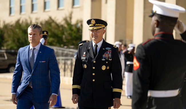 Pete Hegseth Gives the Army Chief of Staff His Walking Papers