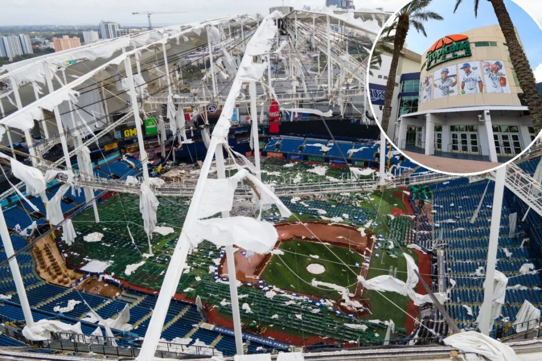 Rays return to Tropicana Field for first time since 2024 following damage from Hurricane Milton