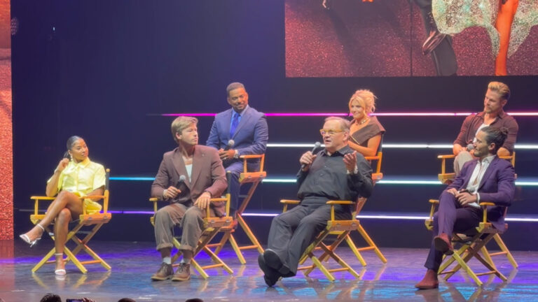 Robert Irwin, Derek Hough, Witney Carson, and Jordan Chiles Join ‘Dancing with the Stars’ Alumni to Celebrate the Show’s Achievements