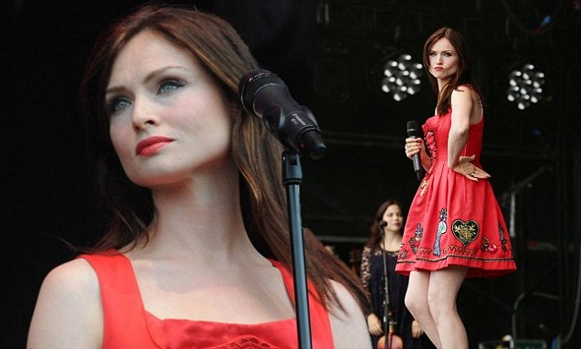Sophie Ellis-Bextor stars in day two of T in The Park in Heidi dress