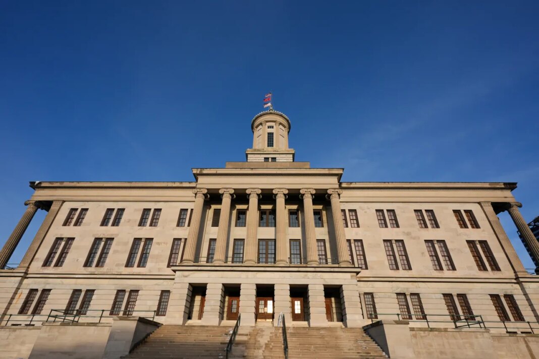 FILE - The Tennessee Capitol is seen, Jan. 22, 2024, in Nashville, Tenn. (AP Photo/George Walker IV, File)