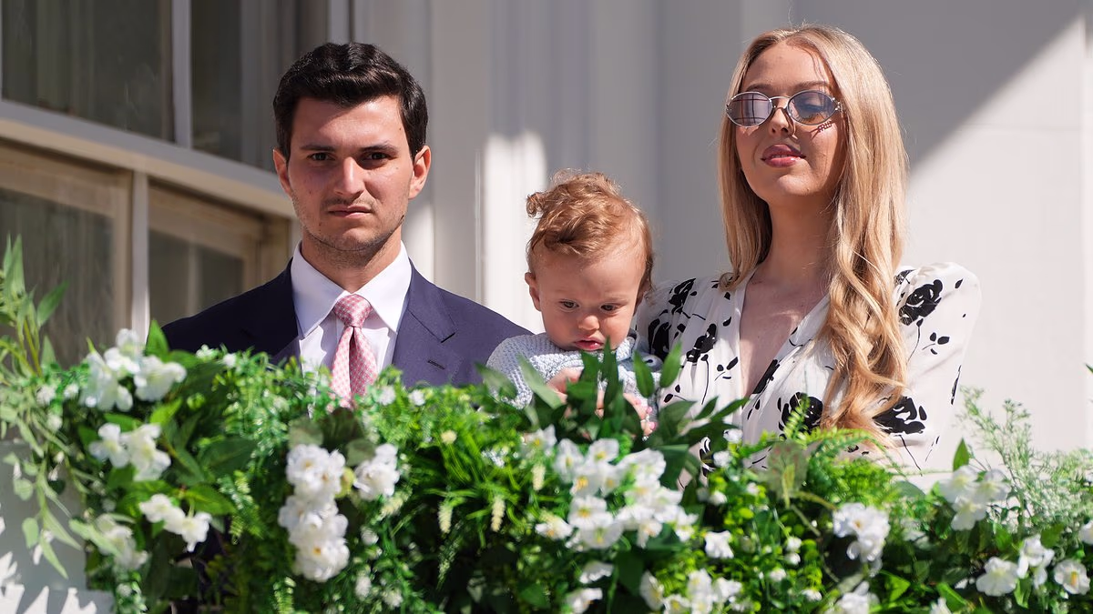 Tiffany Trump's adorable baby son makes rare public appearance