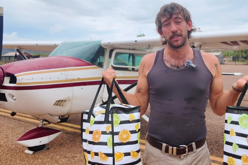 T﻿om Forrest lives in the small town of Wyndham in Western Australia's Kimberly region. 