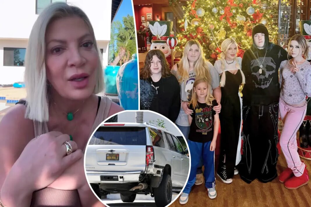 Tori Spelling breaks her silence, details terrifying car crash that sent 7 kids to hospital