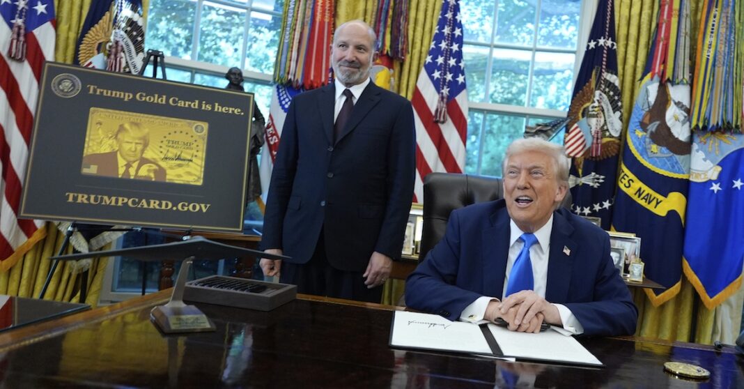 Trump admin sued for withholding records on $1M 'gold card'