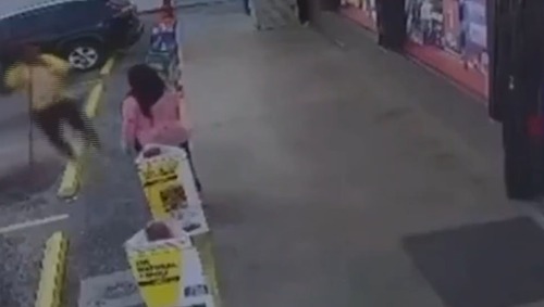 Donald Trump shares violent footage of woman being killed in hammer attack