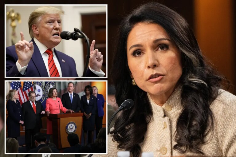 Tulsi Gabbard Unveils New Details on 2019 Trump Impeachment Narrative