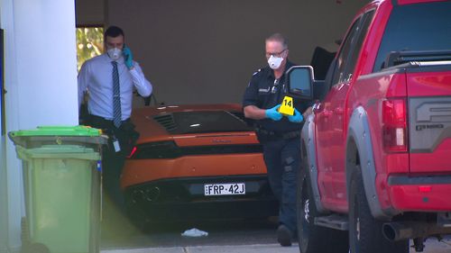 The thieves were attempting to steal luxury cars and jewellery.