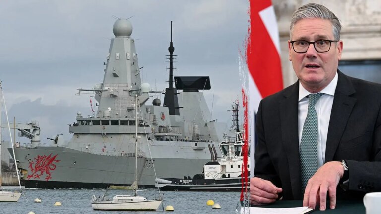 Unexpected Twist in UK’s NATO Exercise: Mediterranean Docking of Destroyer Due to Technical Glitch