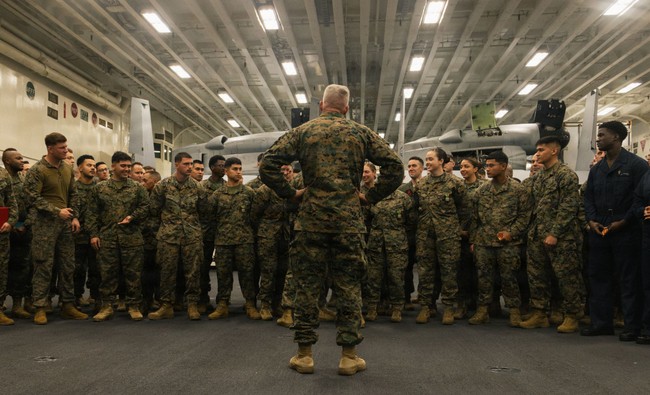 Watch: 31st Marine Expeditionary Unit Commandeers Ship Trying to Slip Past US Blockade