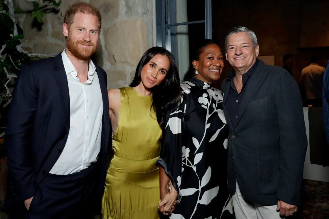Why insiders believe ‘cringe’ photos of Meghan Markle, Prince Harry at Netflix party were deleted