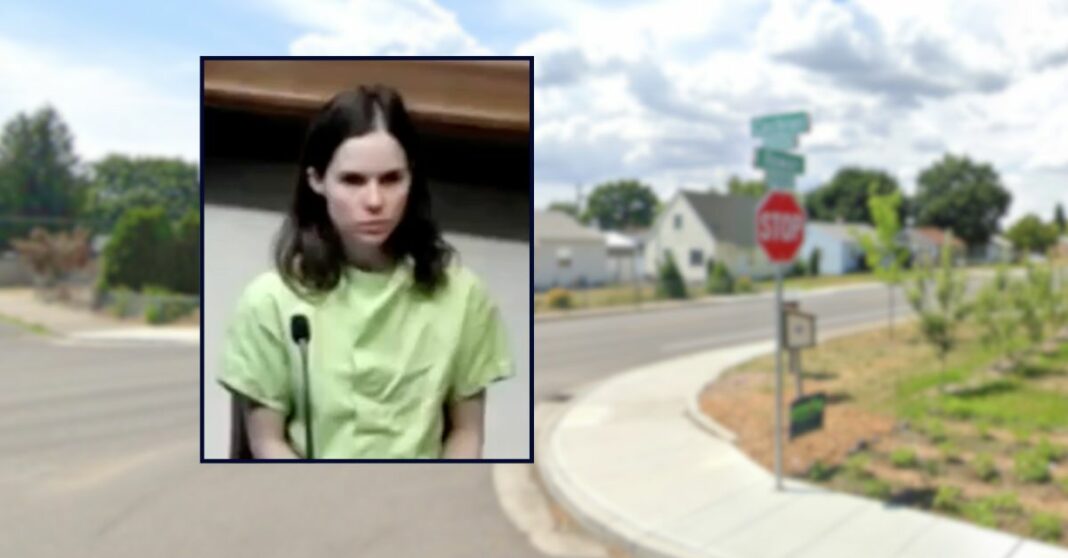 Woman wrote about plan to kill her father and then blew him away just as he walked through the front door