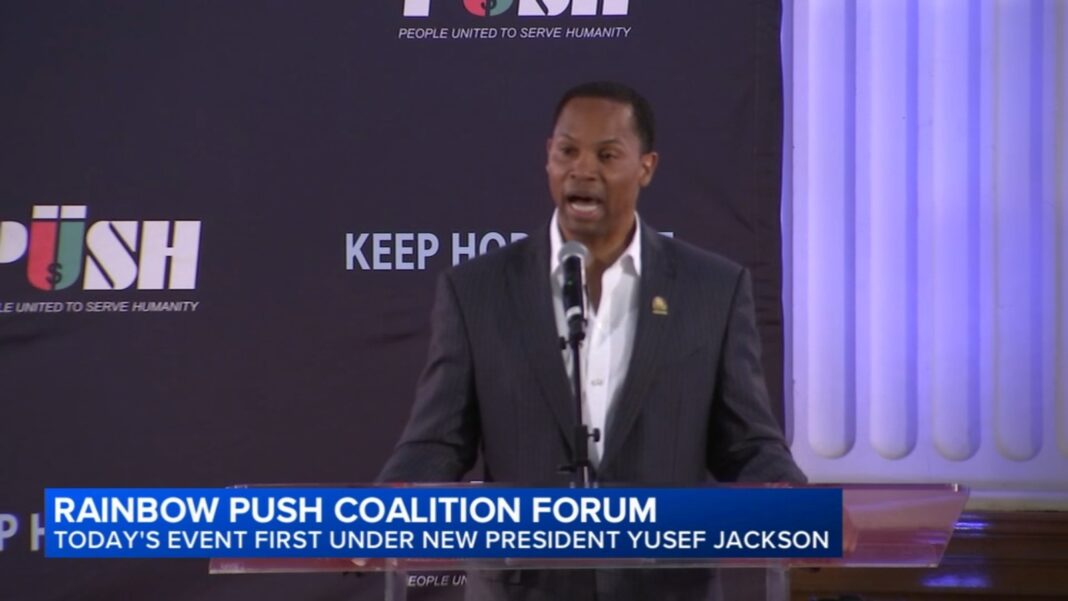 Yusef Jackson presides over 1st Rainbow PUSH Coalition forum as new president, CEO following death of Rev. Jesse Jackson Sr.