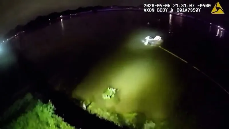 ‘Please help me’: 911 call reveals frantic moments after Florida driver crashes into pond