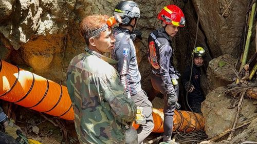 'I'm still shaking': Villagers found alive after week trapped in cave