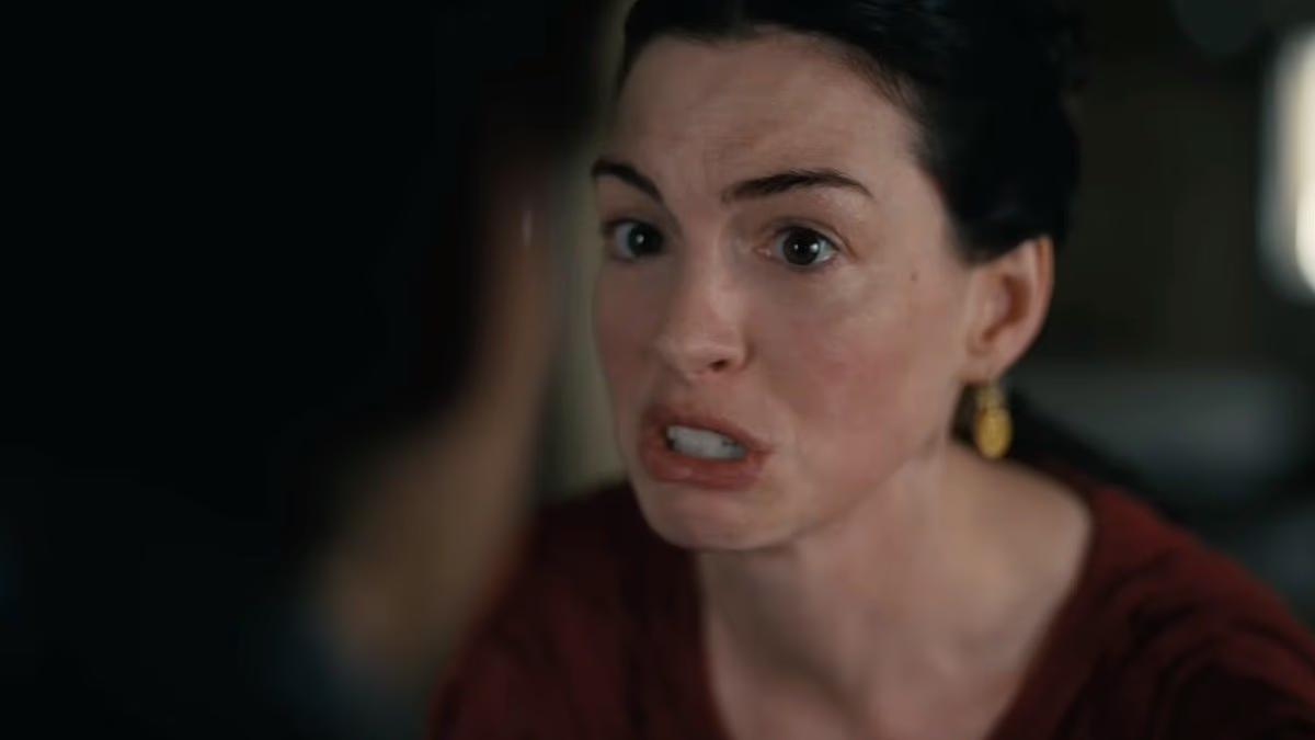 Anne Hathaway shocks fans with 'frozen' face in new film The Odyssey