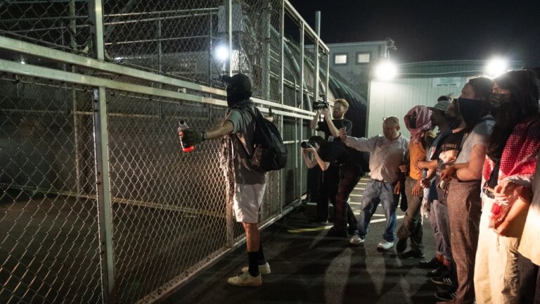 New Jersey Tensions Rise: Anti-ICE Protesters Confront Agents Amid Governor Sherrill’s Denied Entry at Detention Center