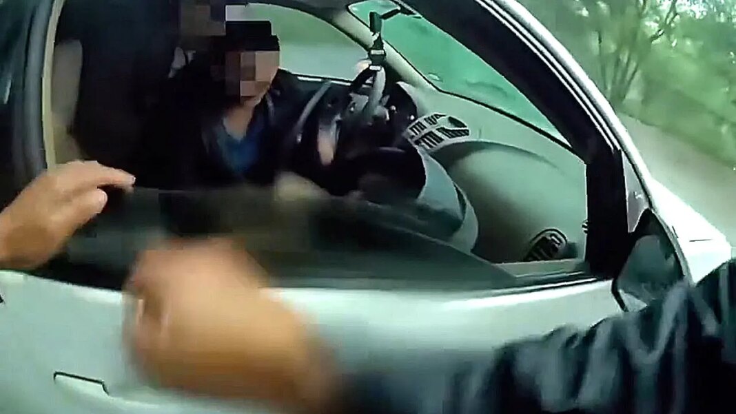 Baby pulled from vehicle trapped in raging floodwaters in dramatic rescue caught on video