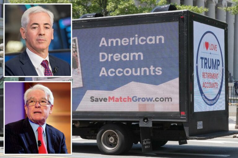 Bill Ackman & Charles Schwab Unite to Support Trump’s American Dream Accounts Initiative