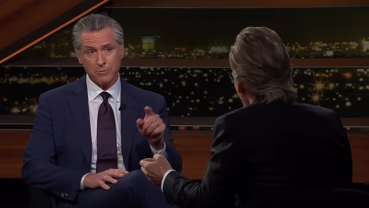 Bill Maher scolds Gavin Newsom in awkward exchange