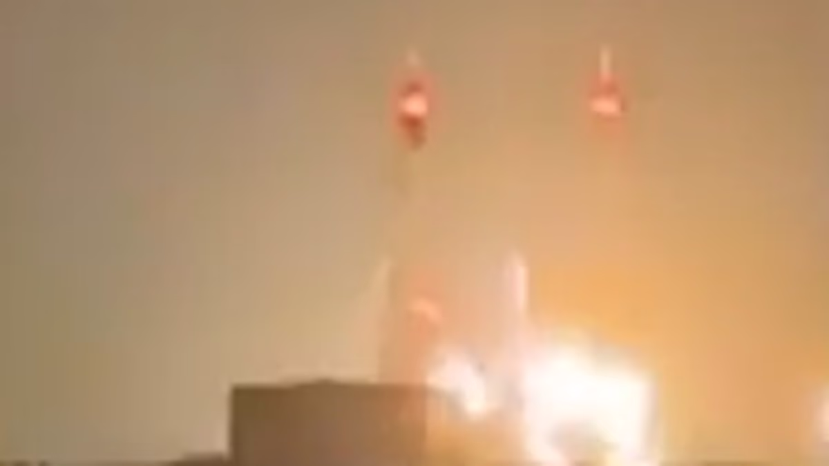 Blue Origin rocket explodes into fireball on launchpad during test