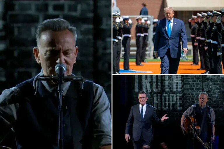 Bruce Springsteen Criticizes Trump and Paramount on Penultimate Episode of ‘The Late Show with Stephen Colbert