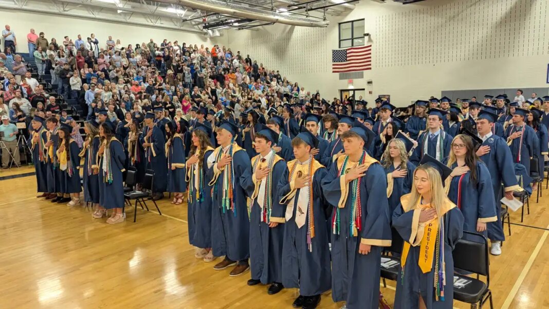 Buchanan County seniors say goodbye to schools as last to walk stages ahead of consolidation