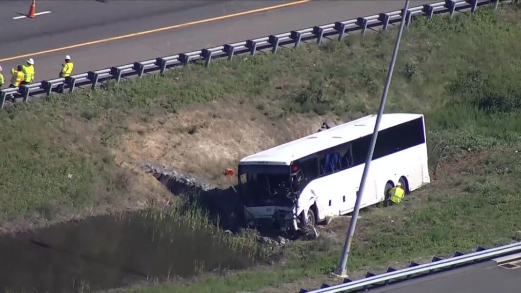 Bus driver charged in deadly chain-reaction crash on I-95 in Virginia that killed 5 people
