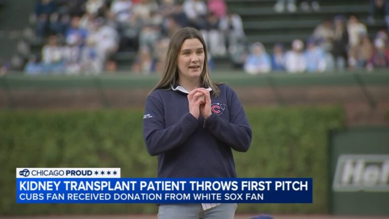 Heartwarming Rivalry: Cubs Fan Receives Kidney from White Sox Fan and Honors Gift with First Pitch at Wrigley
