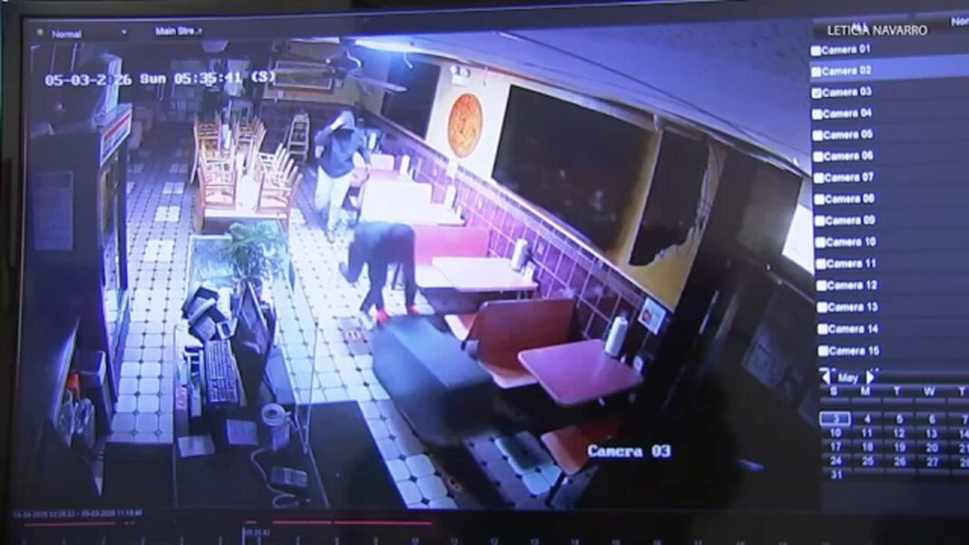 Chicago crime: Burglars steal ATM from Taqueria San Jose Mexican restaurant on South Halsted Street in Bridgeport, video shows