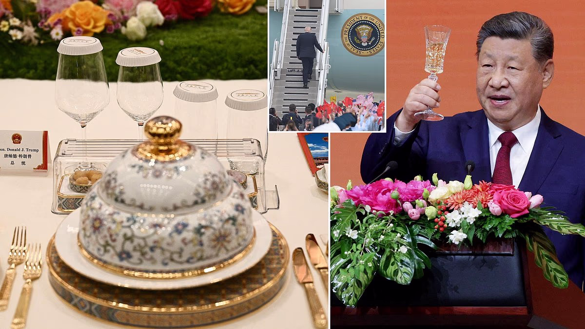 China lunch menu revealed as traveling Americans ordered to ditch gear
