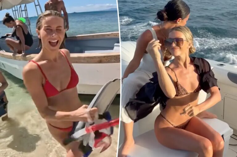 Julianne Hough Stuns in Bold Leopard and Snakeskin Bikinis on Exotic Fiji Vacation: ‘Dancing with the Stars’ Host’s Tropical Style Inspires Fans