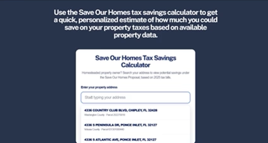 DeSantis rolls out property tax savings calculator amid tax relief proposal