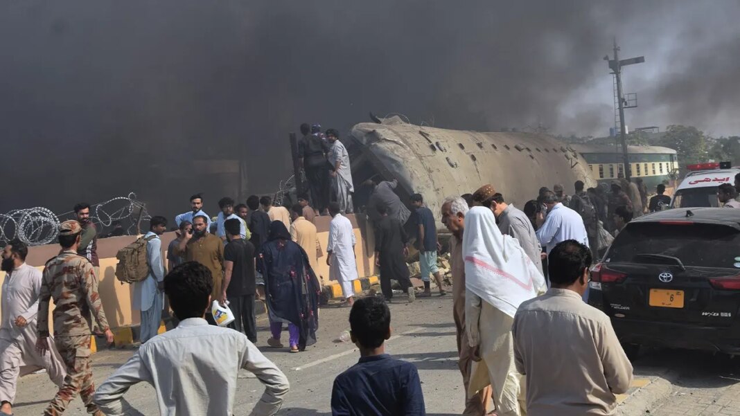 Deadly suicide blast rips through Pakistan train route, killing at least 23